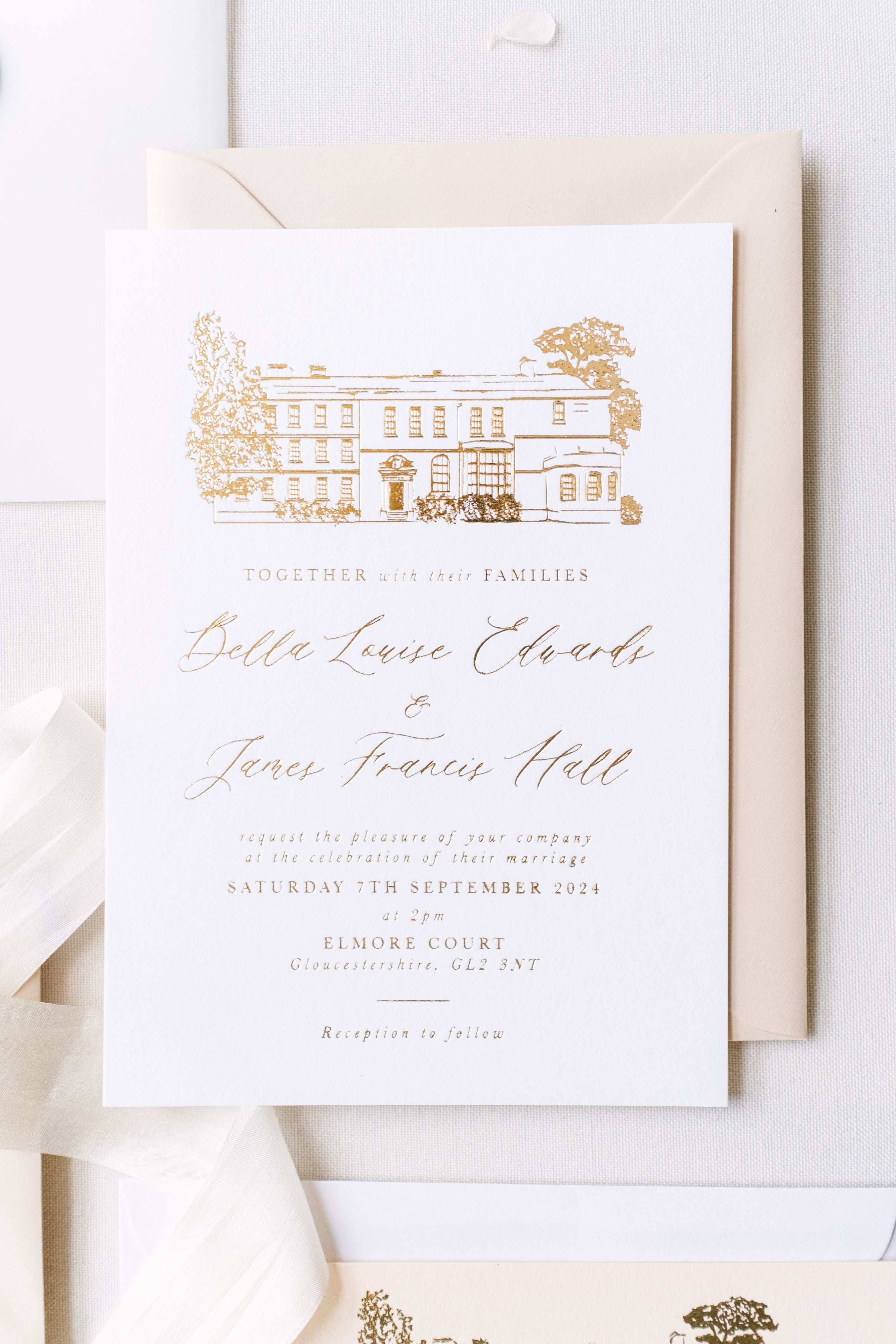 Adding Venue Illustrations to your Wedding Invitations – Eliza May Prints