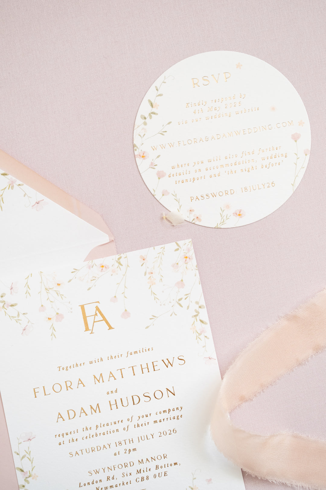 Flora RSVP Card