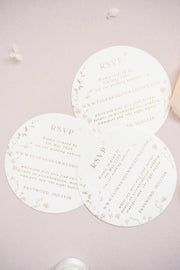 Flora RSVP Card
