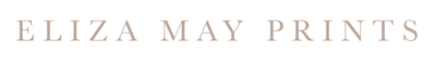 The header logo for Eliza May Prints