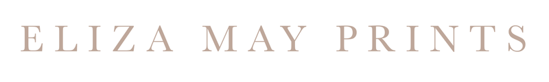 The header logo for Eliza May Prints