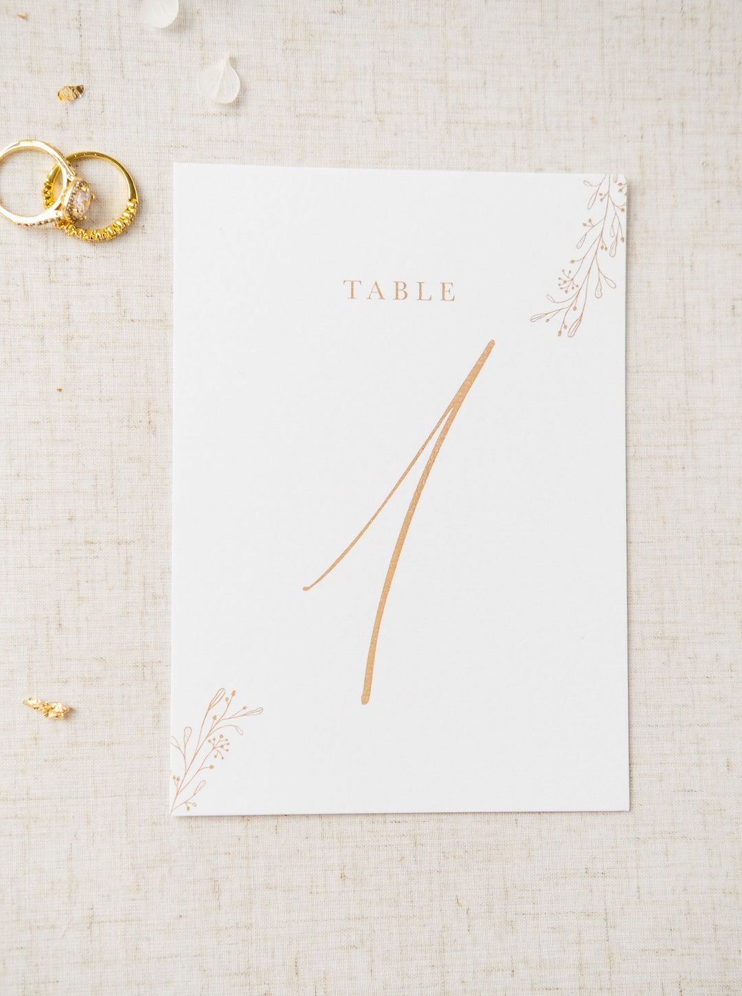 Rosa Table Numbers