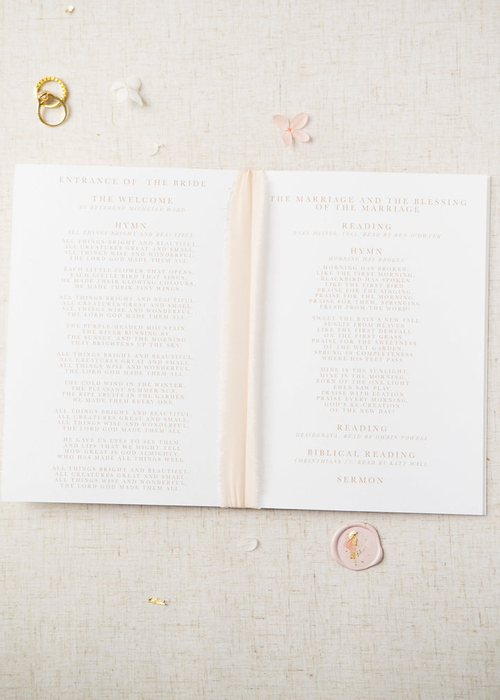 Rosa Order of Service Booklet