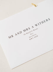 Envelope Addressing