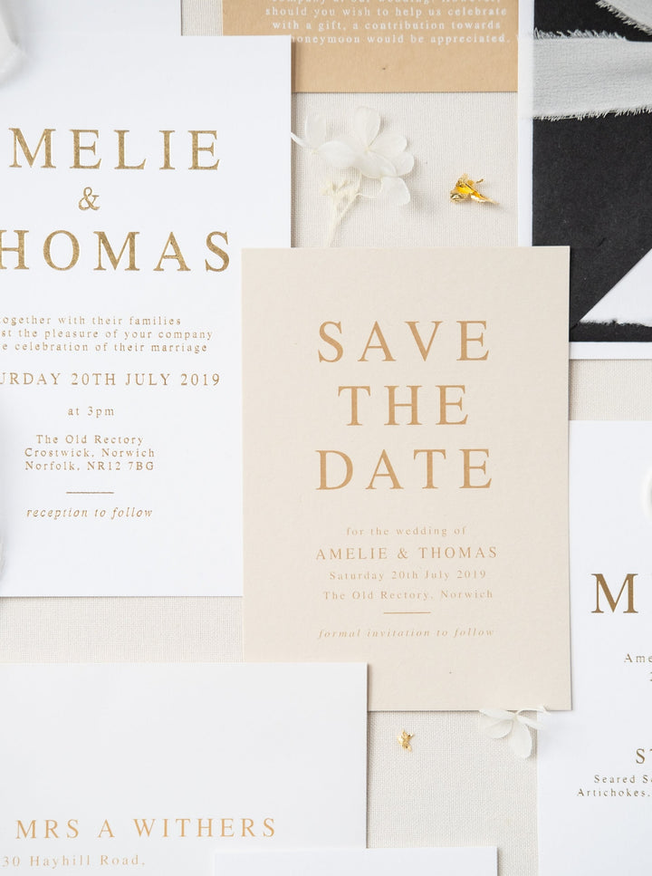 Amelie Save The Date