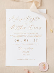 Audrey Invitation