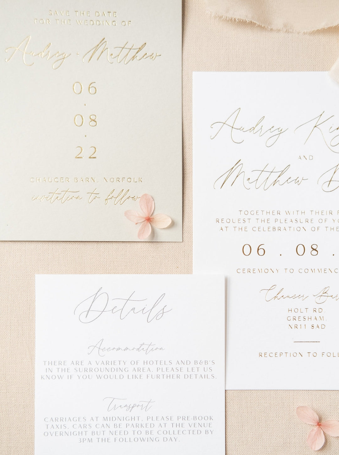 Audrey Save The Date