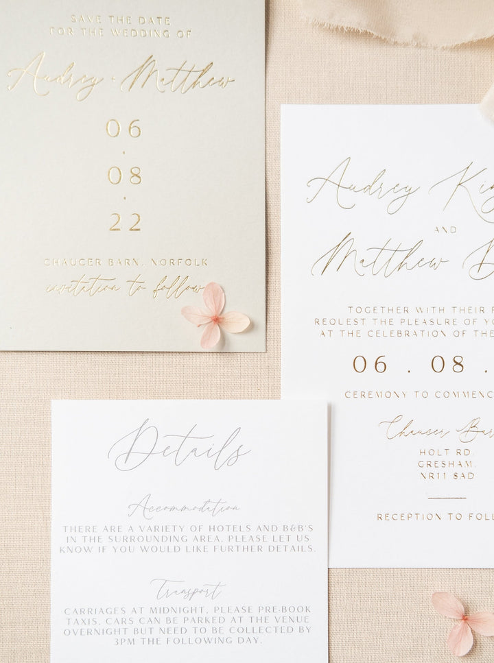 Audrey Save The Date