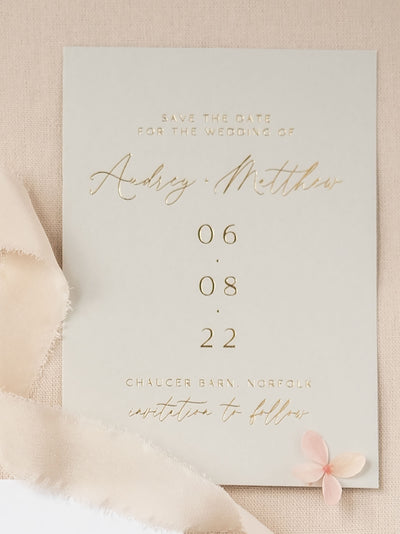 Audrey Save The Date