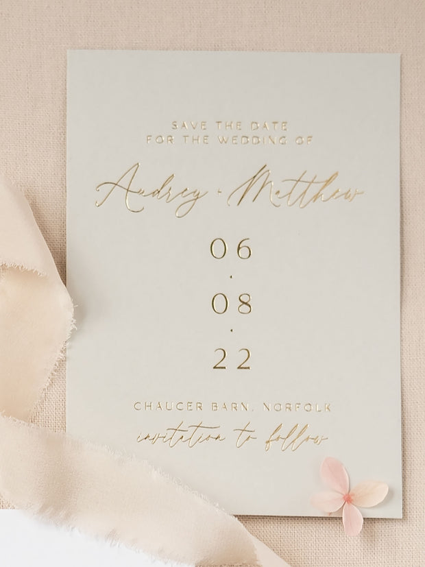 Audrey Save The Date