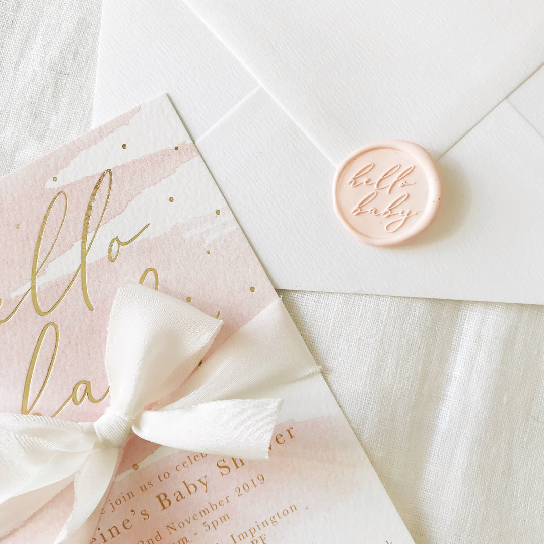 Hello Baby Invitations