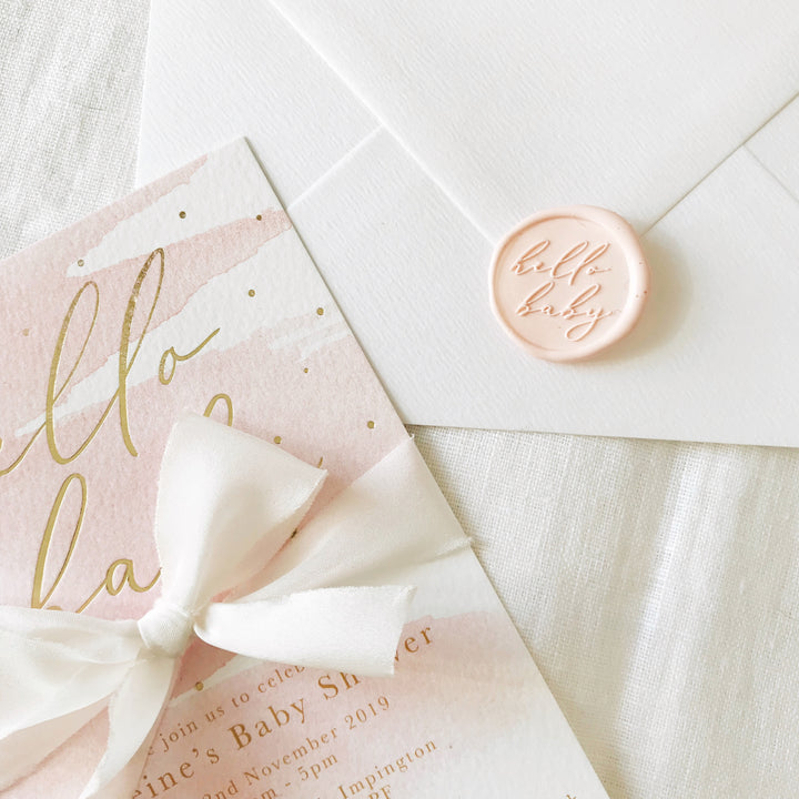 Hello Baby Invitations