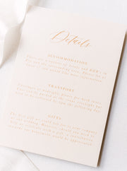 Bella Details Card