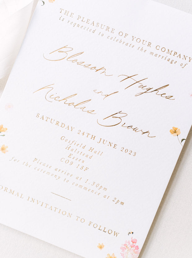 Blossom Invitation