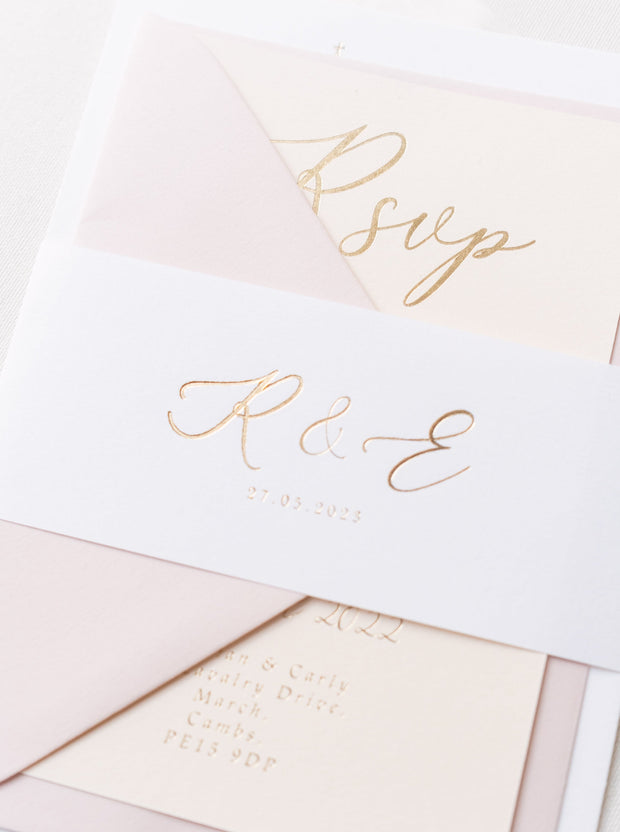 Foil Pressed Belly Bands