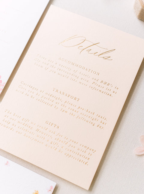 Blossom Details Card