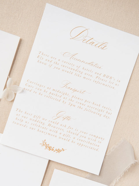Sienna Details Card