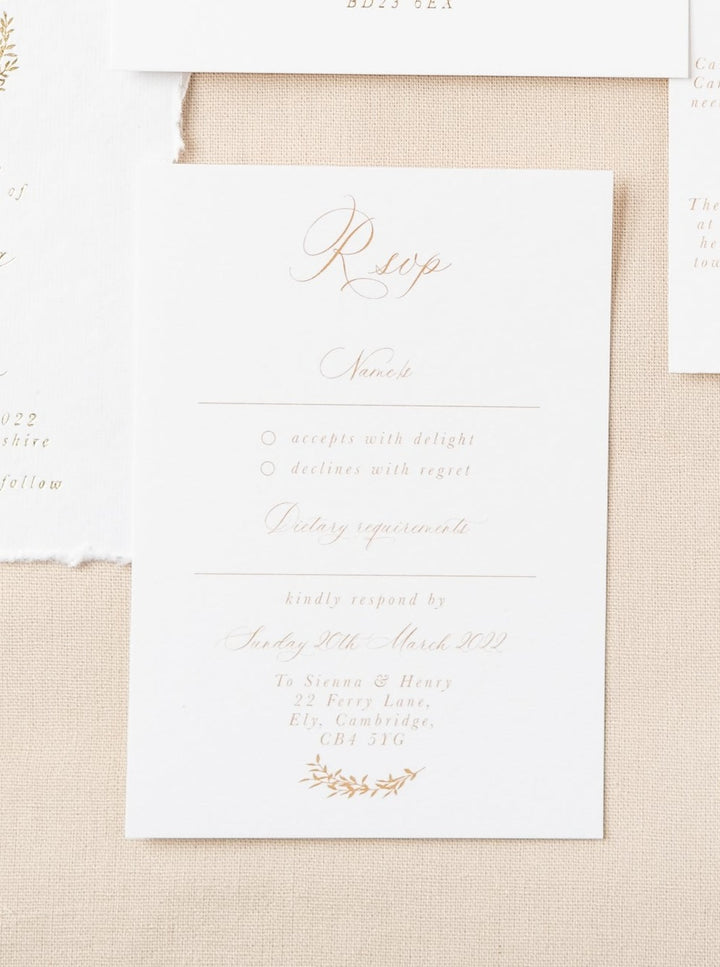 Sienna RSVP Card
