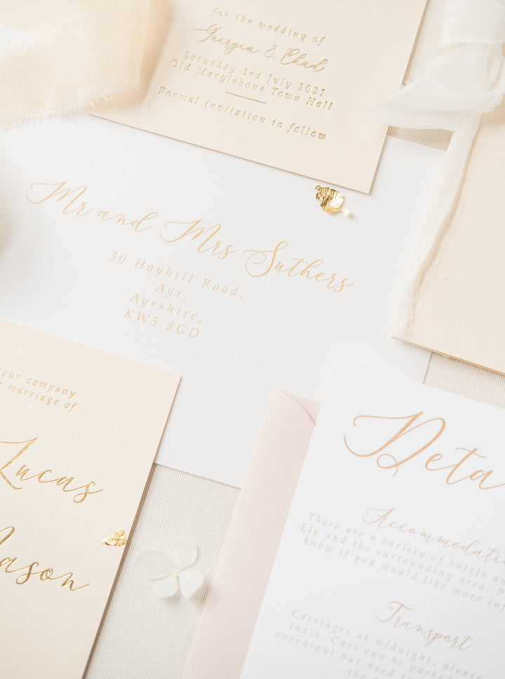 Imogen Wedding Invitation Sample Pack