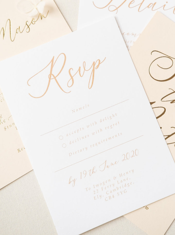 Imogen RSVP Card