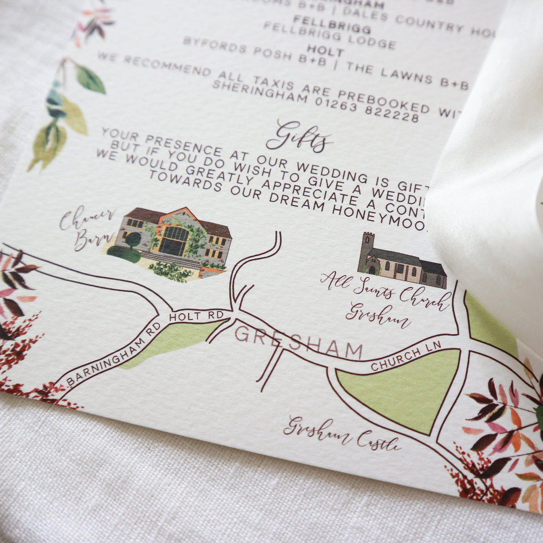 Personalised Hand Drawn Map