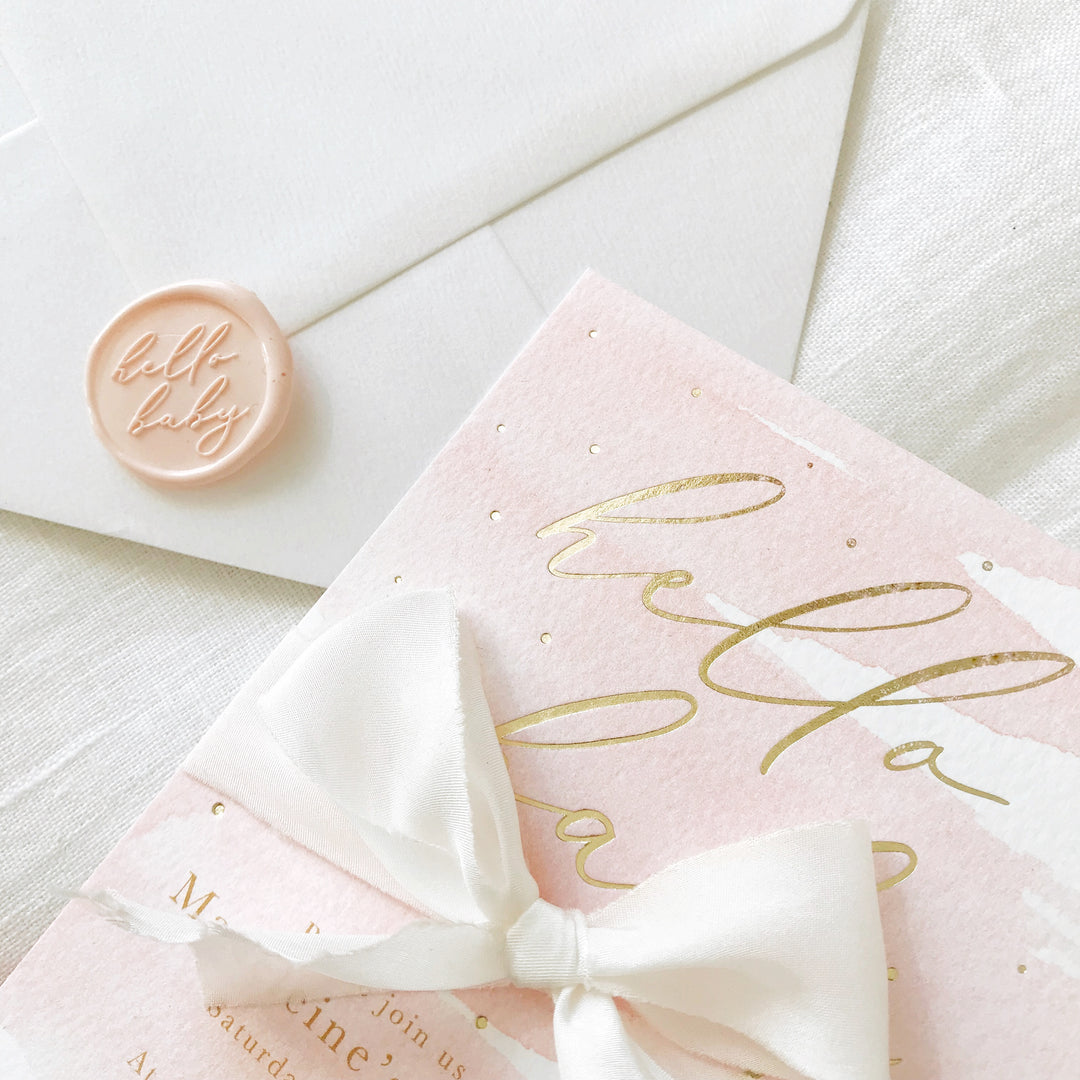 Hello Baby Invitations