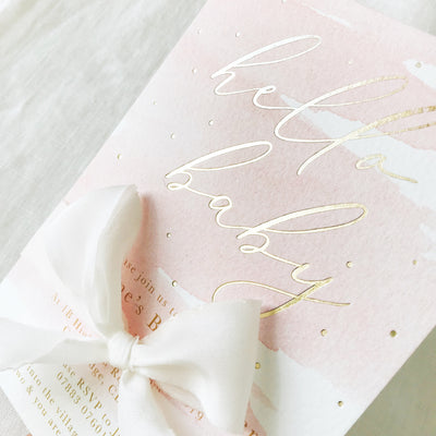 Hello Baby Invitations