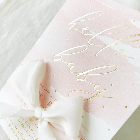 Hello Baby Invitations