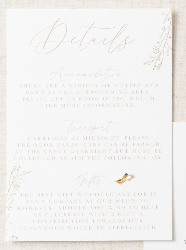 Rosa Details Card