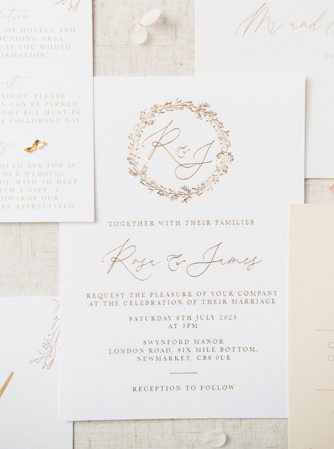 Rosa Invitation