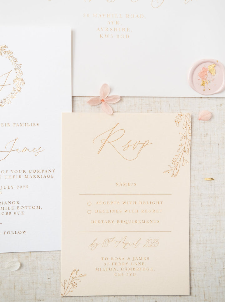 Rosa RSVP Card
