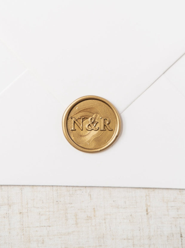 Amelie Monogram Wax Seals + Stamp