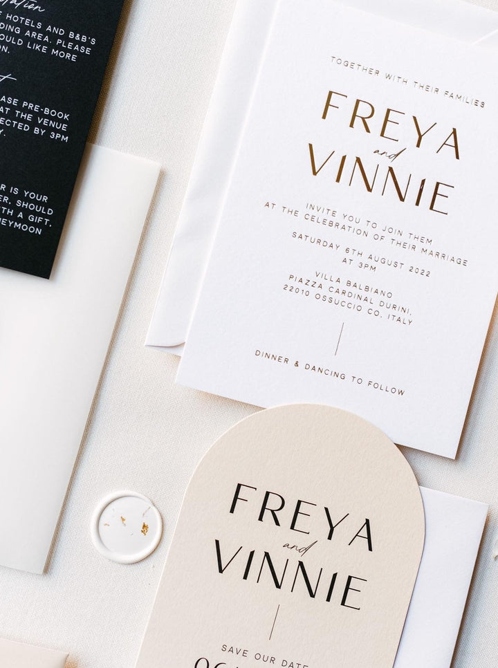 Freya Wedding Invitation Sample Pack
